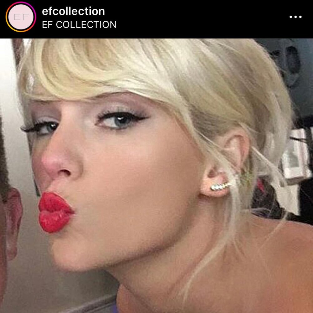 Sold Out EF Collection Diamond Ear Climber 14k White Gold LEFT ASO Taylor Swift